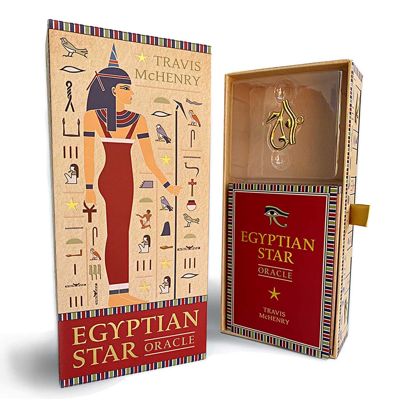 Egyptian Star Oracle, guidebook, 42 cards