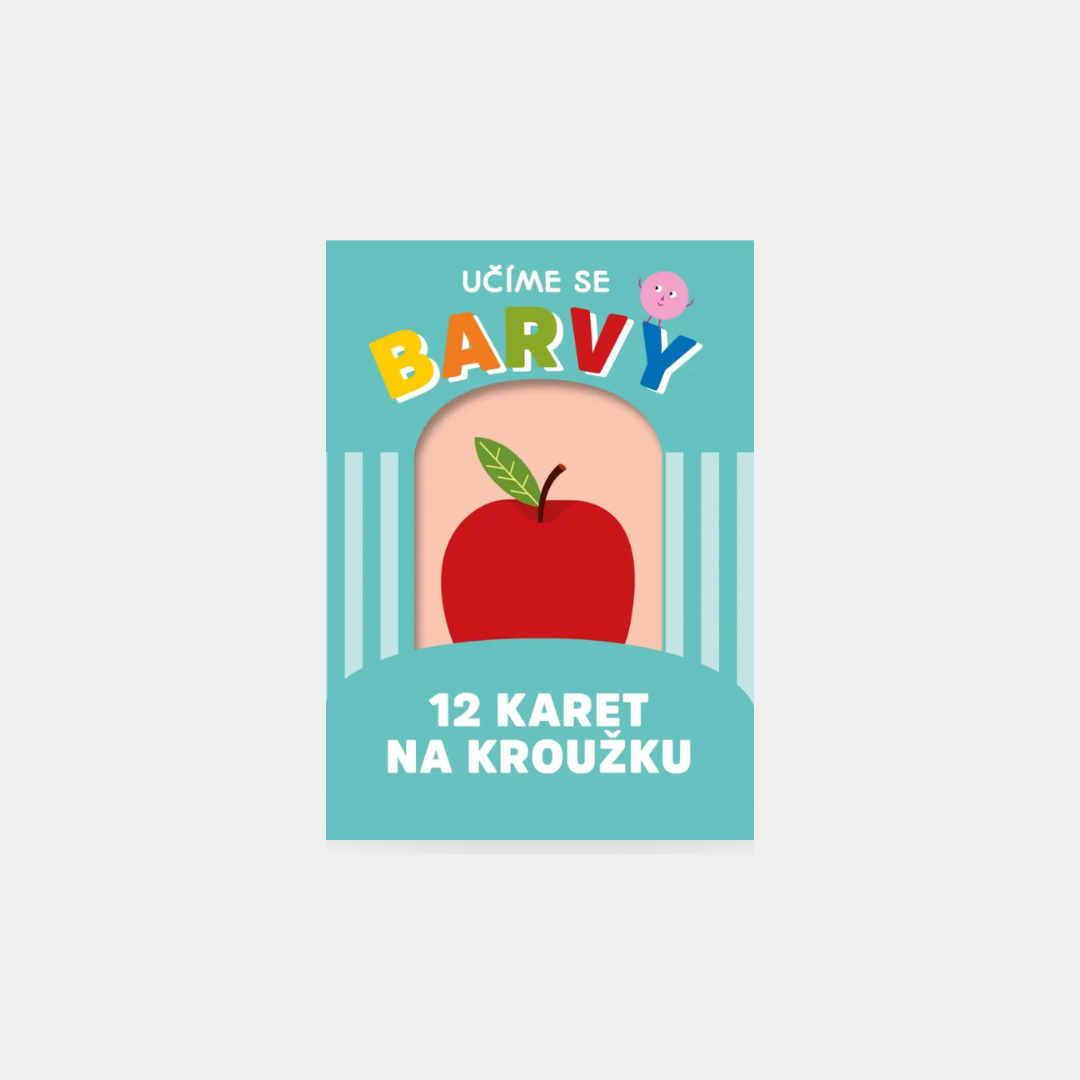 Učíme se barvy: 12 karet na kroužku