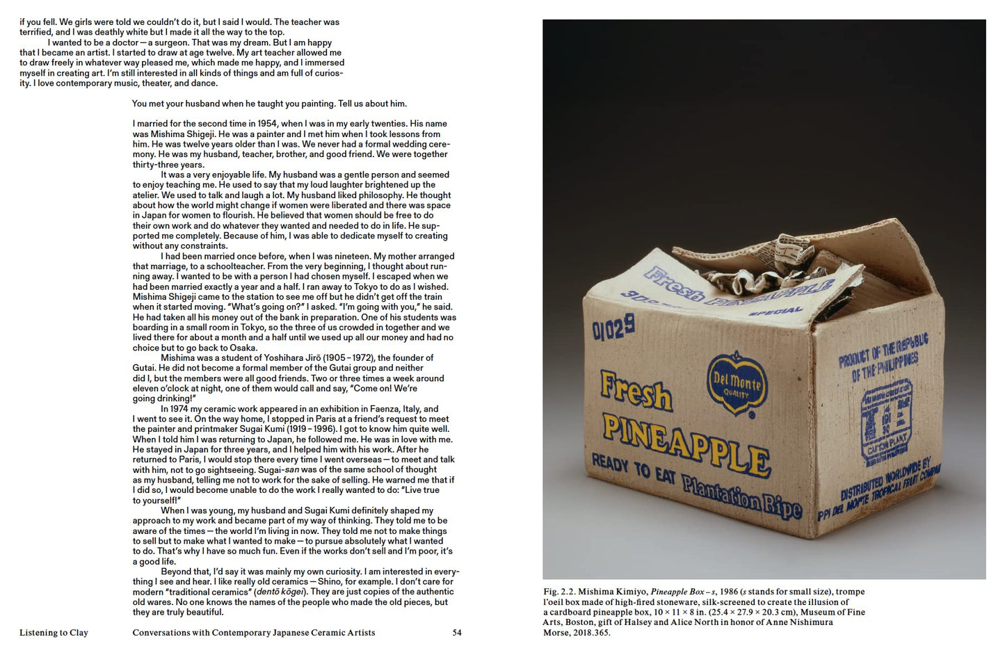 Listening to Clay: Conversations with Contemporary Japanese Ceramic Artists