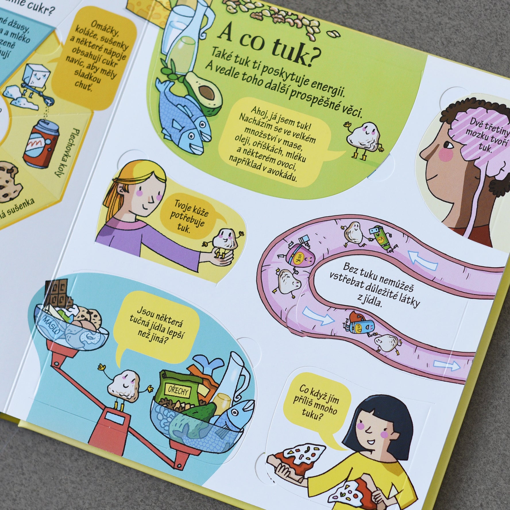 Co se děje když jíš?  - Podívej se pod obrázek - Ilustrace Stefano Tognetti