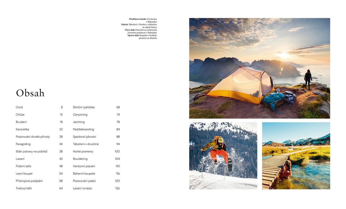 Outdoor Evropa. Úžasná dobrodružství a velkolepé útěky do přírody