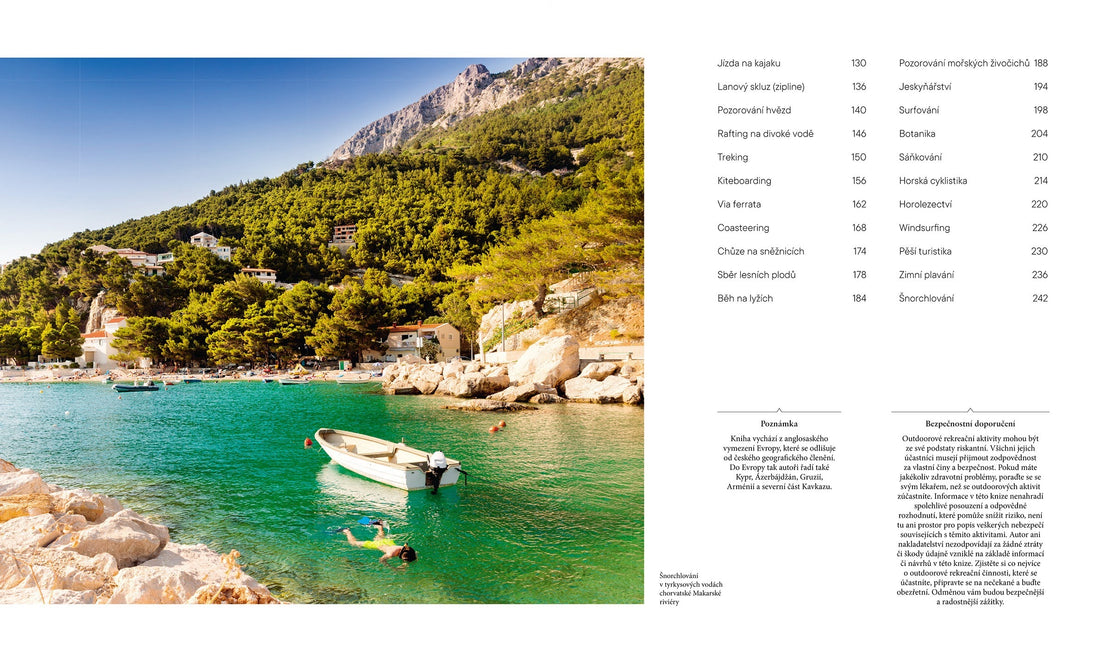 Outdoor Evropa. Úžasná dobrodružství a velkolepé útěky do přírody