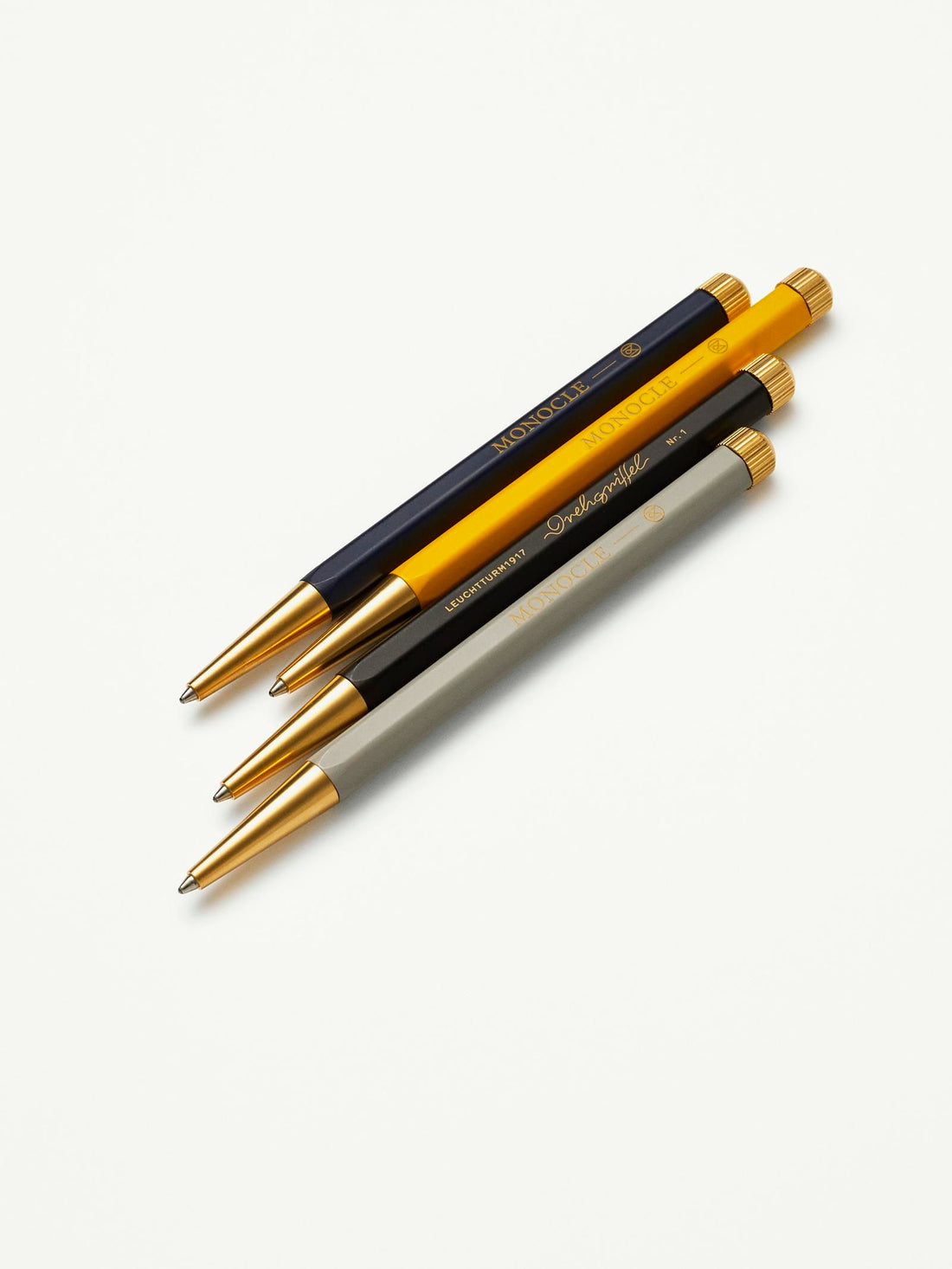 Monocle Drehgriffel - Yellow - Black Ink
