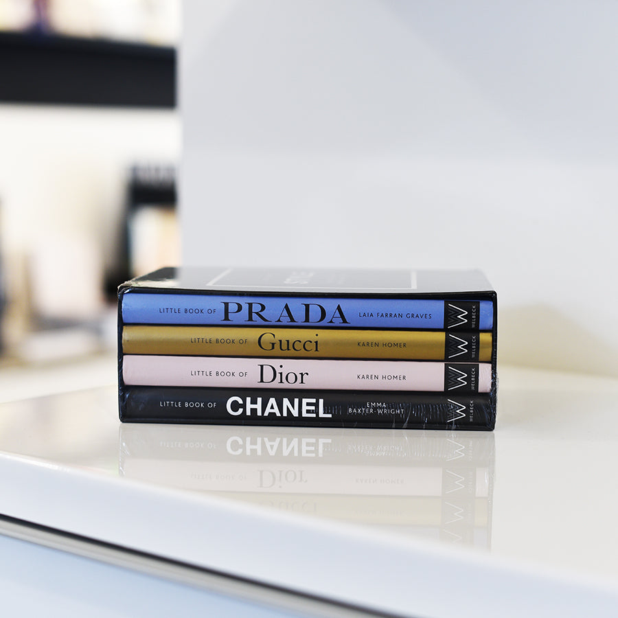 None, Accents, Ingram Little 4 Books Gucci Prada Chanel Dior