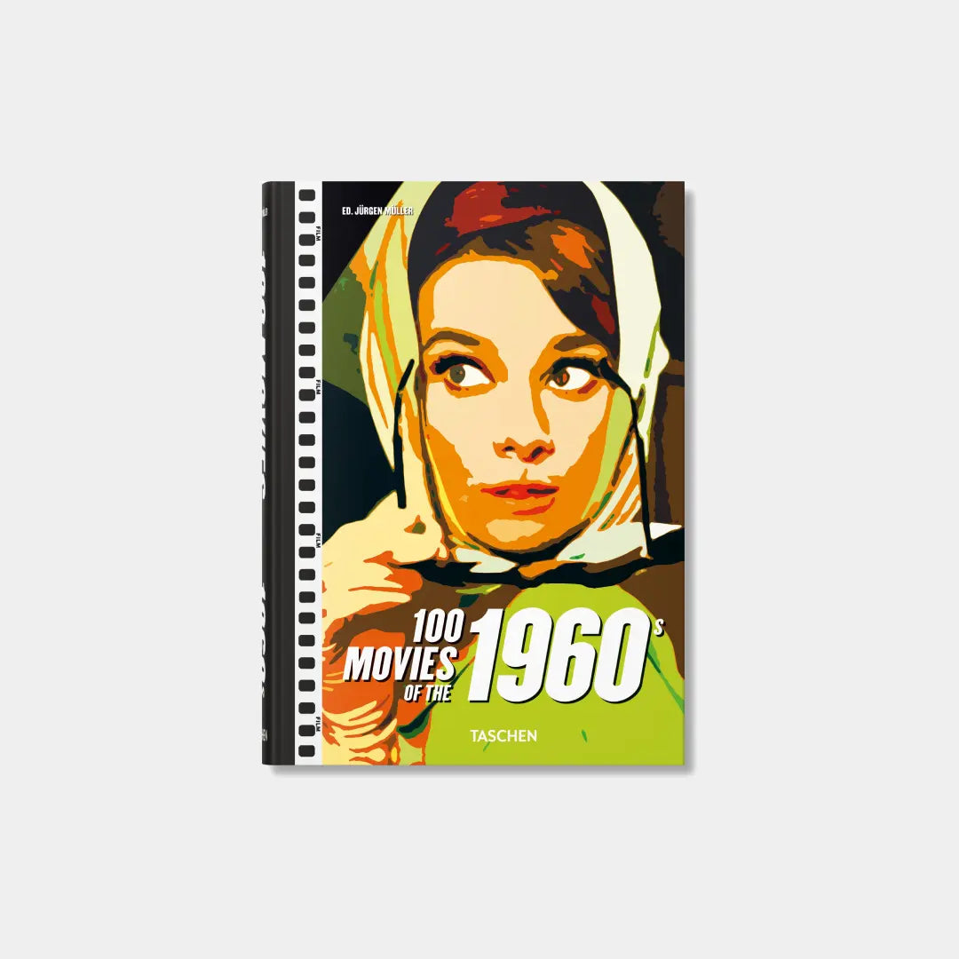 100 Movies of the 1960s. Obálka knihy Book Therapy