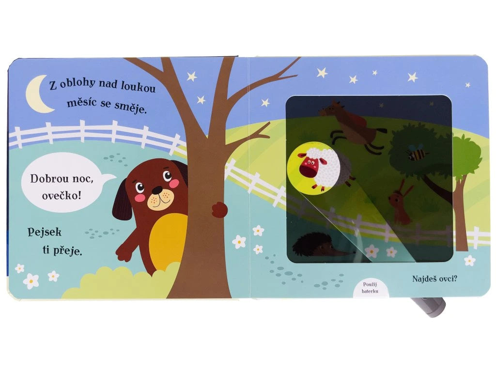 Dobrou noc, pejsku! – Kniha s kouzelnou baterkou