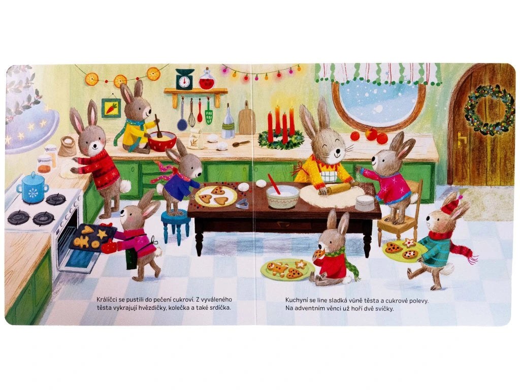 Vánoční knížka 24 adventních okének