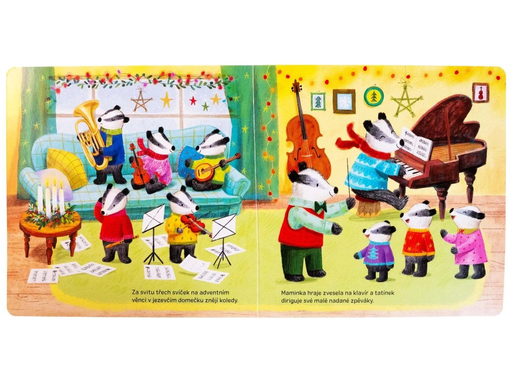 Vánoční knížka 24 adventních okének