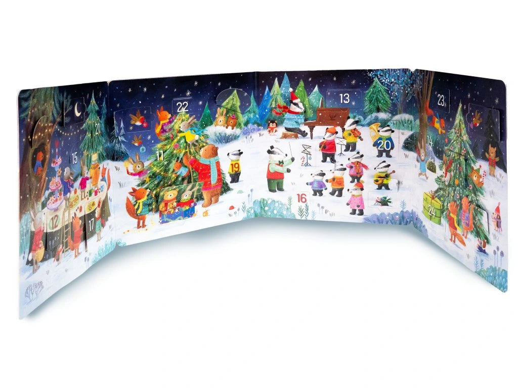 Vánoční knížka 24 adventních okének