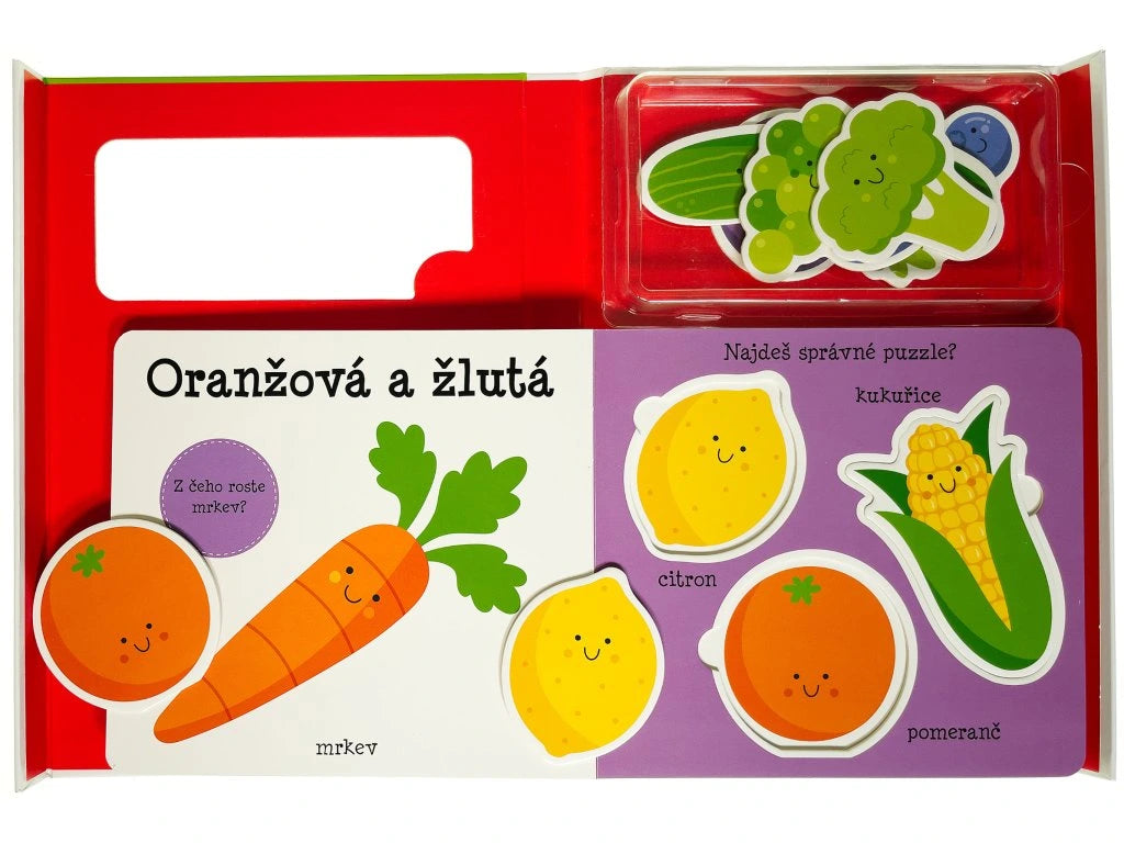 Malé dítě se učí Ovoce a zelenina