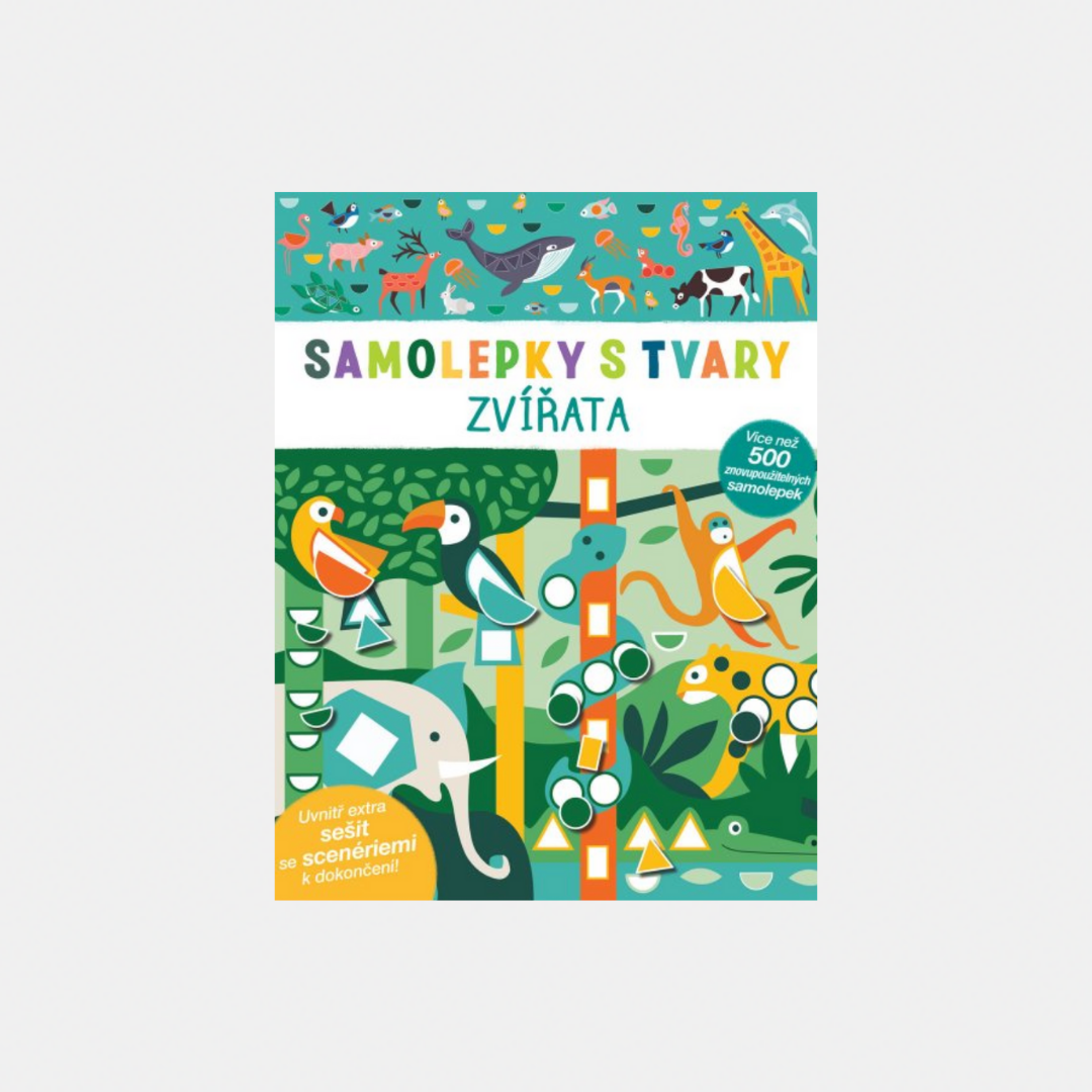 Samolepky s tvary - Zvířata