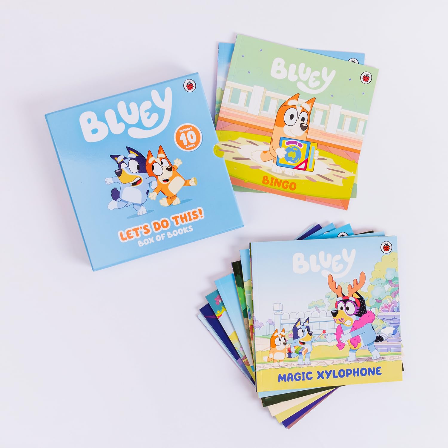 Bluey Let's Do This! Box of Books 10 Books Collection Box Set