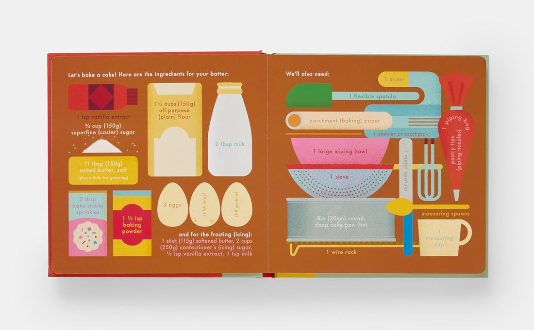 Cake!: An Interactive Recipe Book (Cook In A Book)