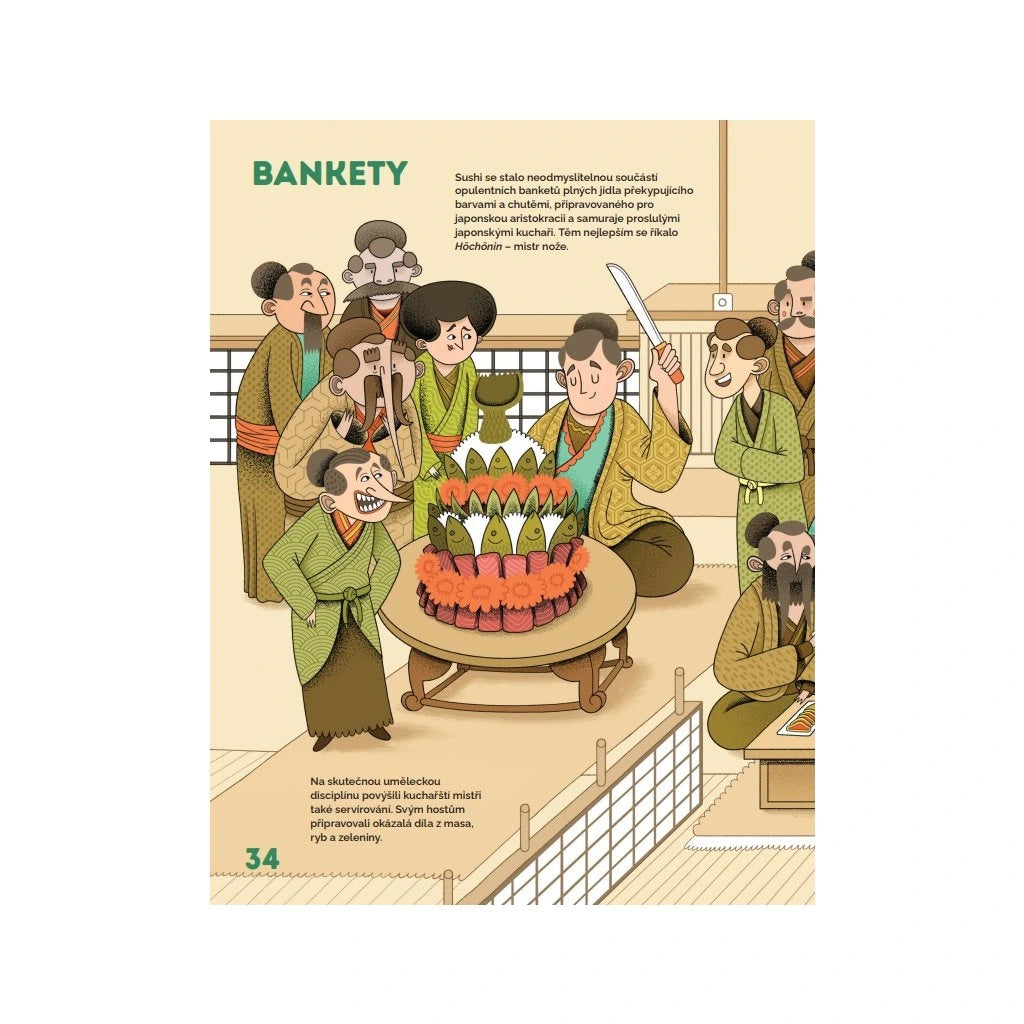 Sushi - Ilustrované dějiny rolka za rolkou