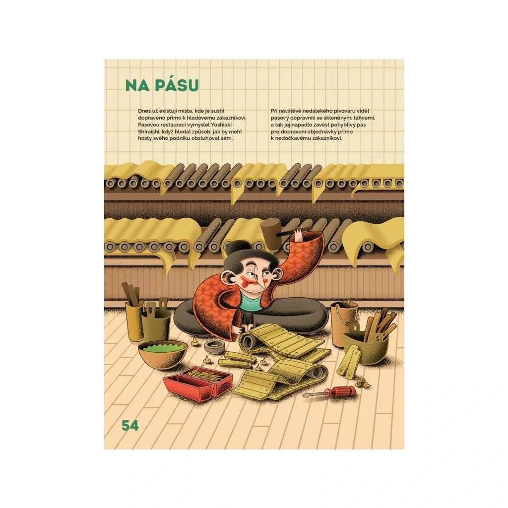 Sushi - Ilustrované dějiny rolka za rolkou