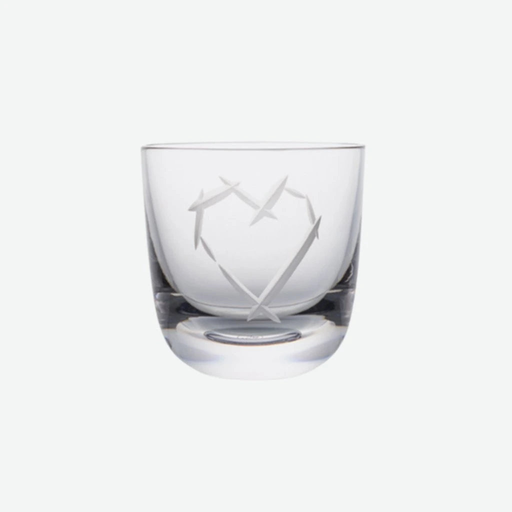 Broušená sklenice LOVE I Crystal - Rückl
