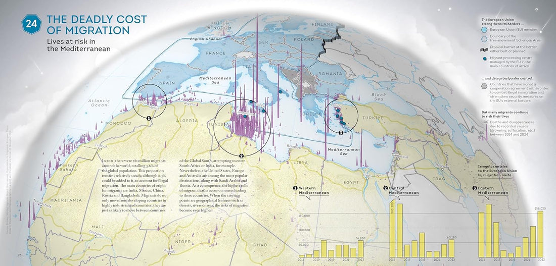 Atlas of Borders: Walls, Migrations, and Conflict in 70 Maps