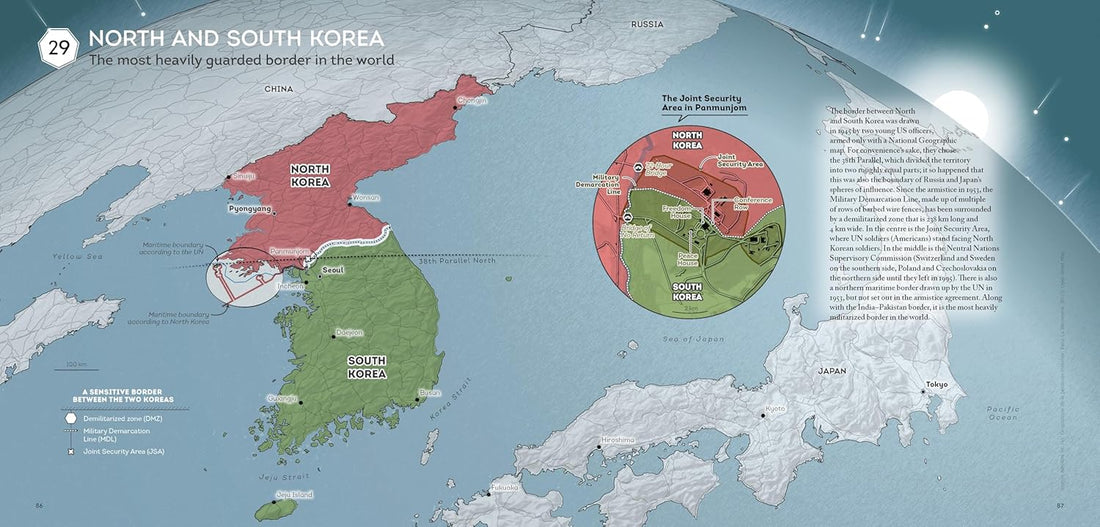 Atlas of Borders: Walls, Migrations, and Conflict in 70 Maps