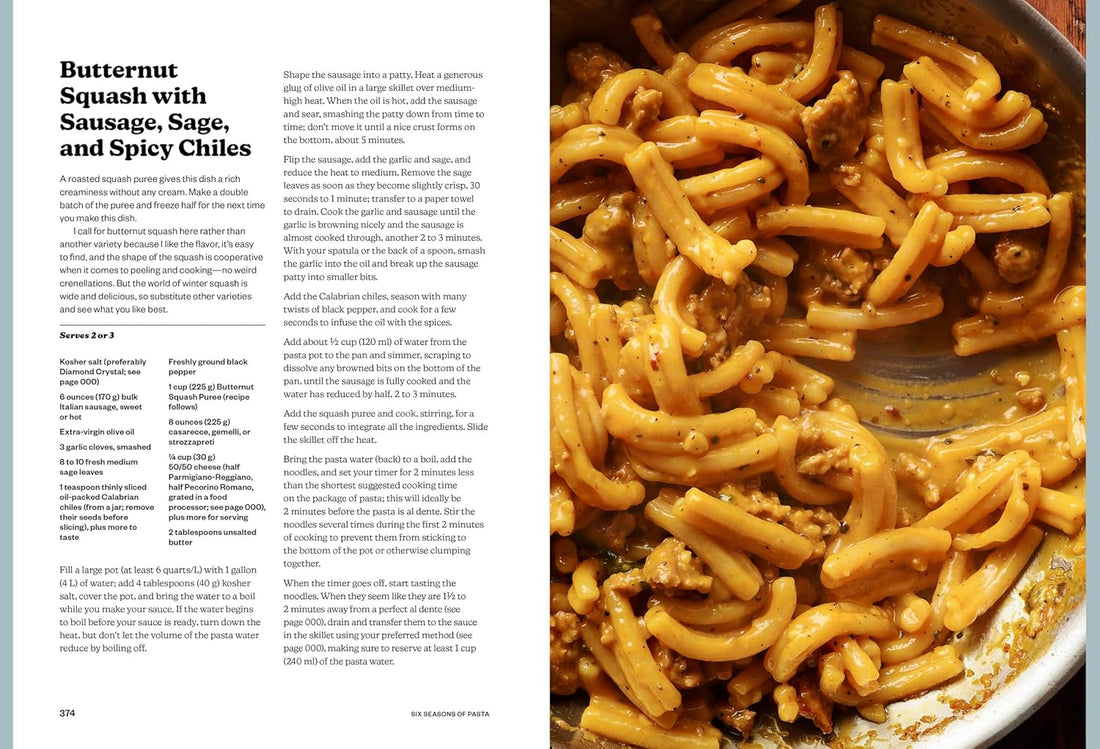 Six Seasons of Pasta