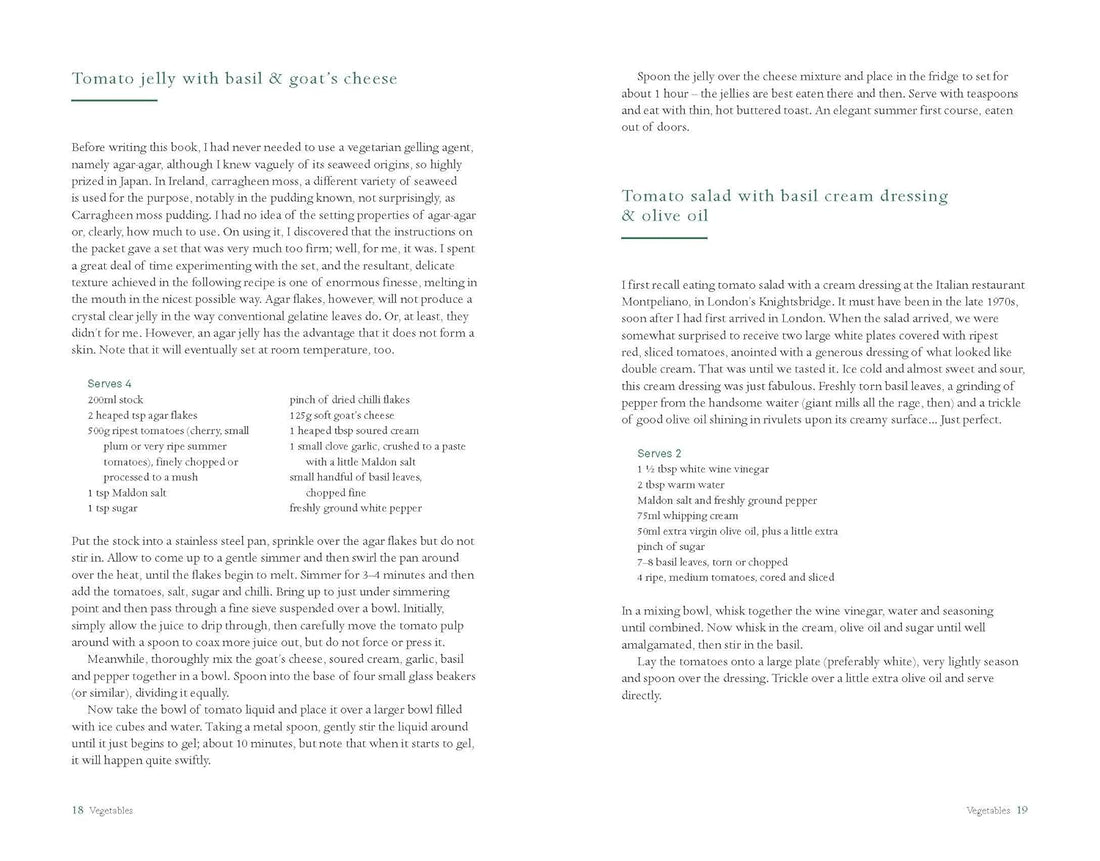 Vegetarian Option: Simple, vegetarian, delicious