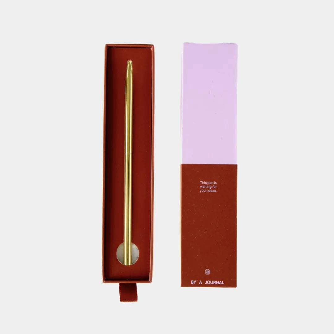 A-Journal Pen - Golden Pero v Book Therapy