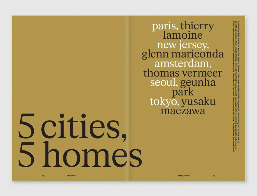 Magazine C: Issue 01 – Standard Chair