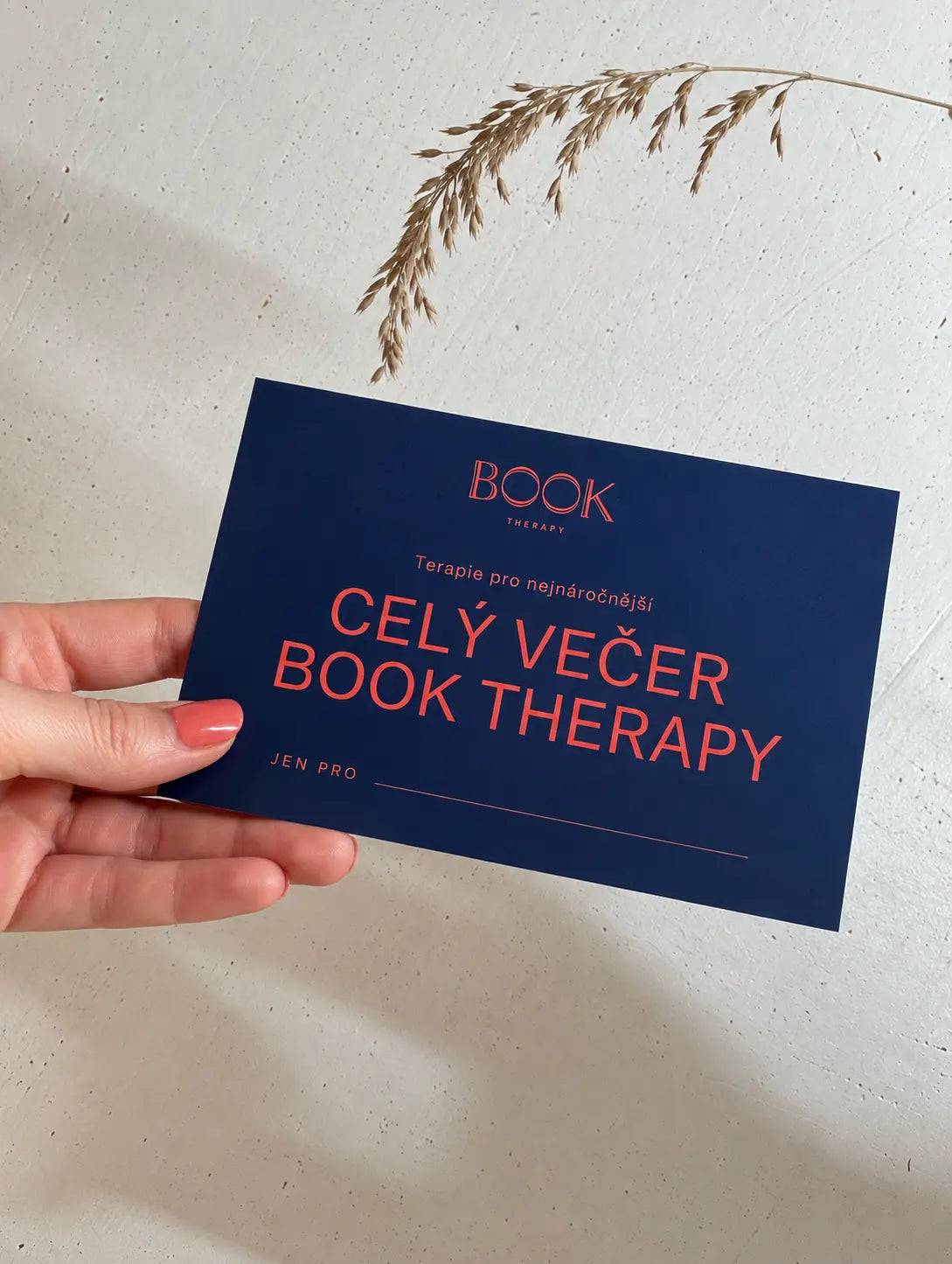 Večer v pražské Book Therapy (VIP terapie Praha)