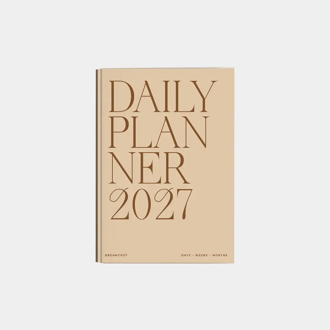 Cozy Planner 2027 - Latte Brown