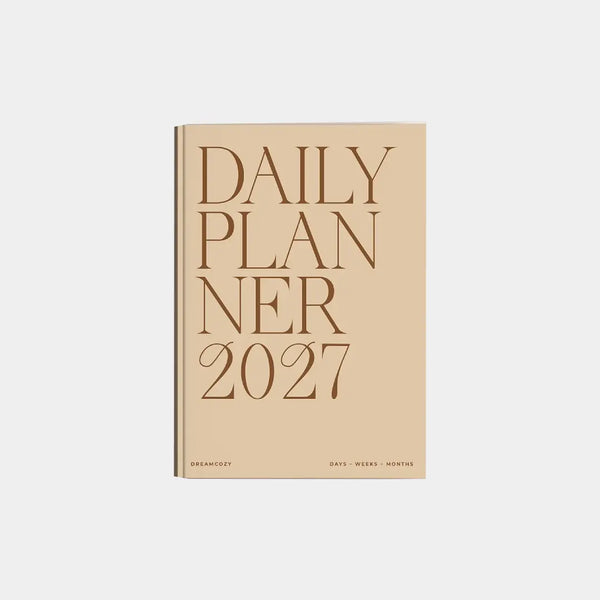 Cozy Planner 2027 - Latte Brown