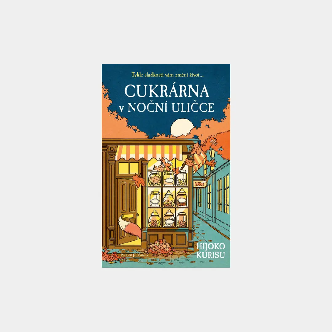 Cukrárna v Noční uličce Obálka knihy Book Therapy