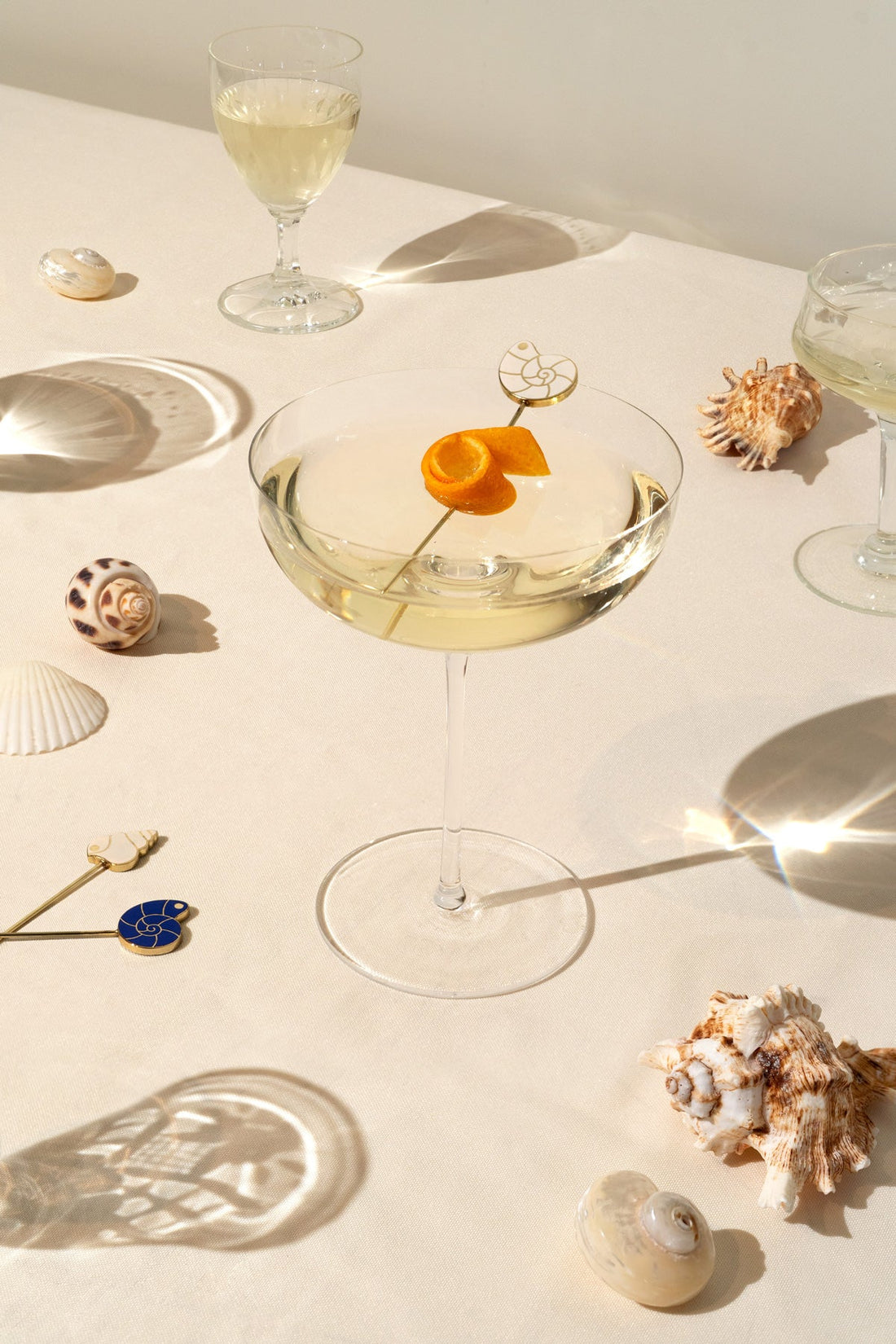 Pearl Shell Cocktail Picks (Set of 4)