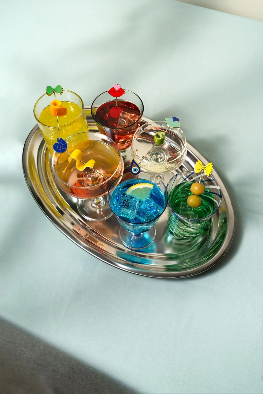 Pearl Shell Cocktail Picks (Set of 4)