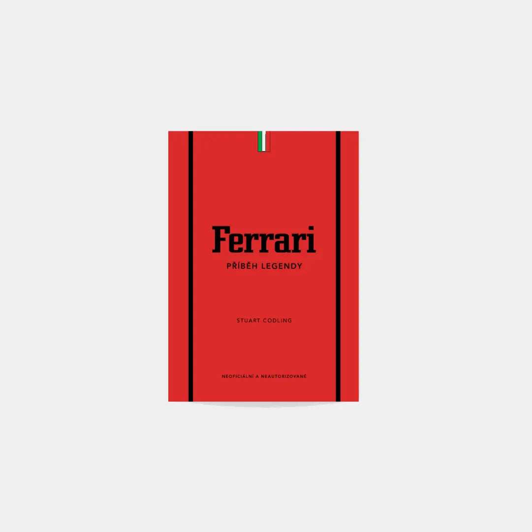 Ferrari. Příběh legendy Obálka knihy Book Therapy