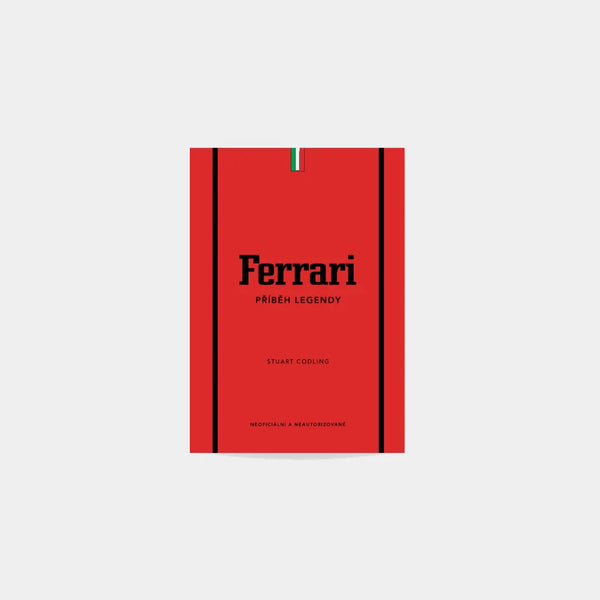 Ferrari. Příběh legendy Obálka knihy Book Therapy