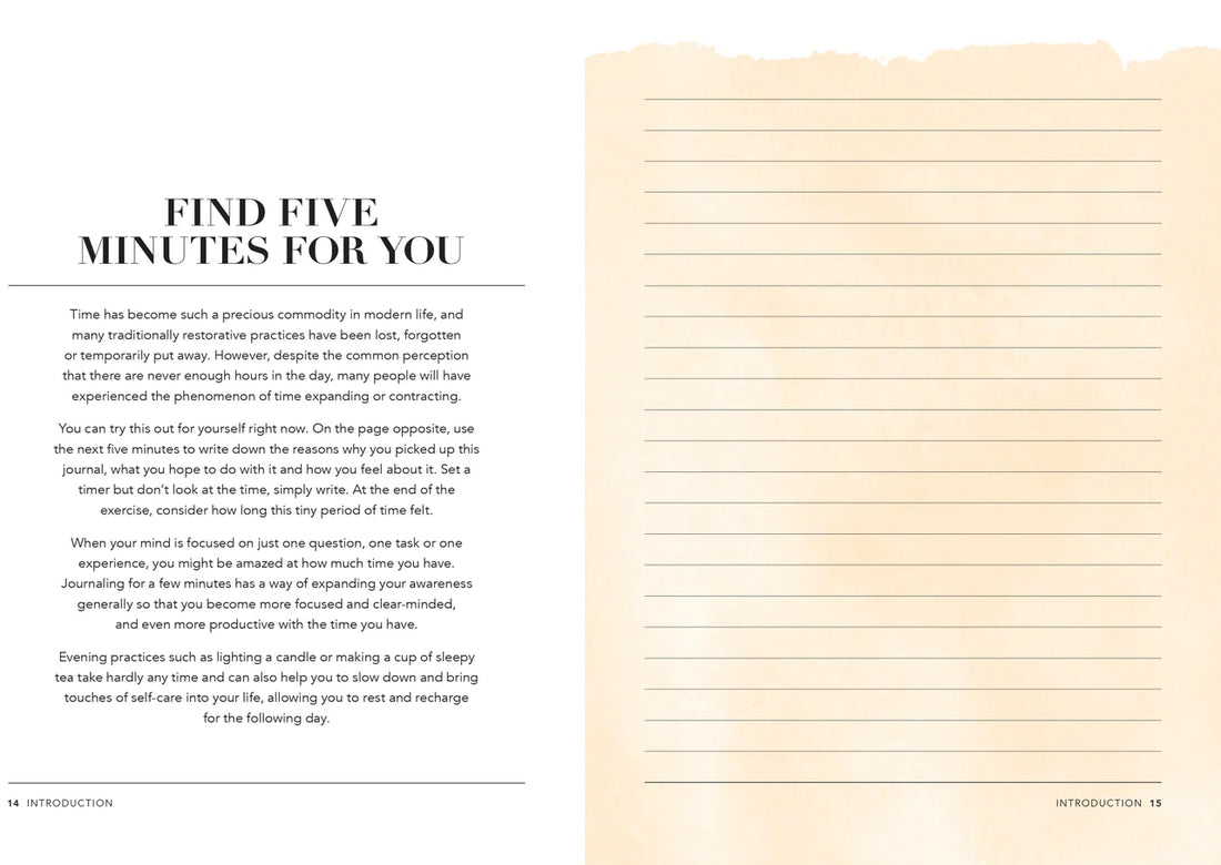 Five Minutes in the Evening: A Journal for Rest and Reflect
