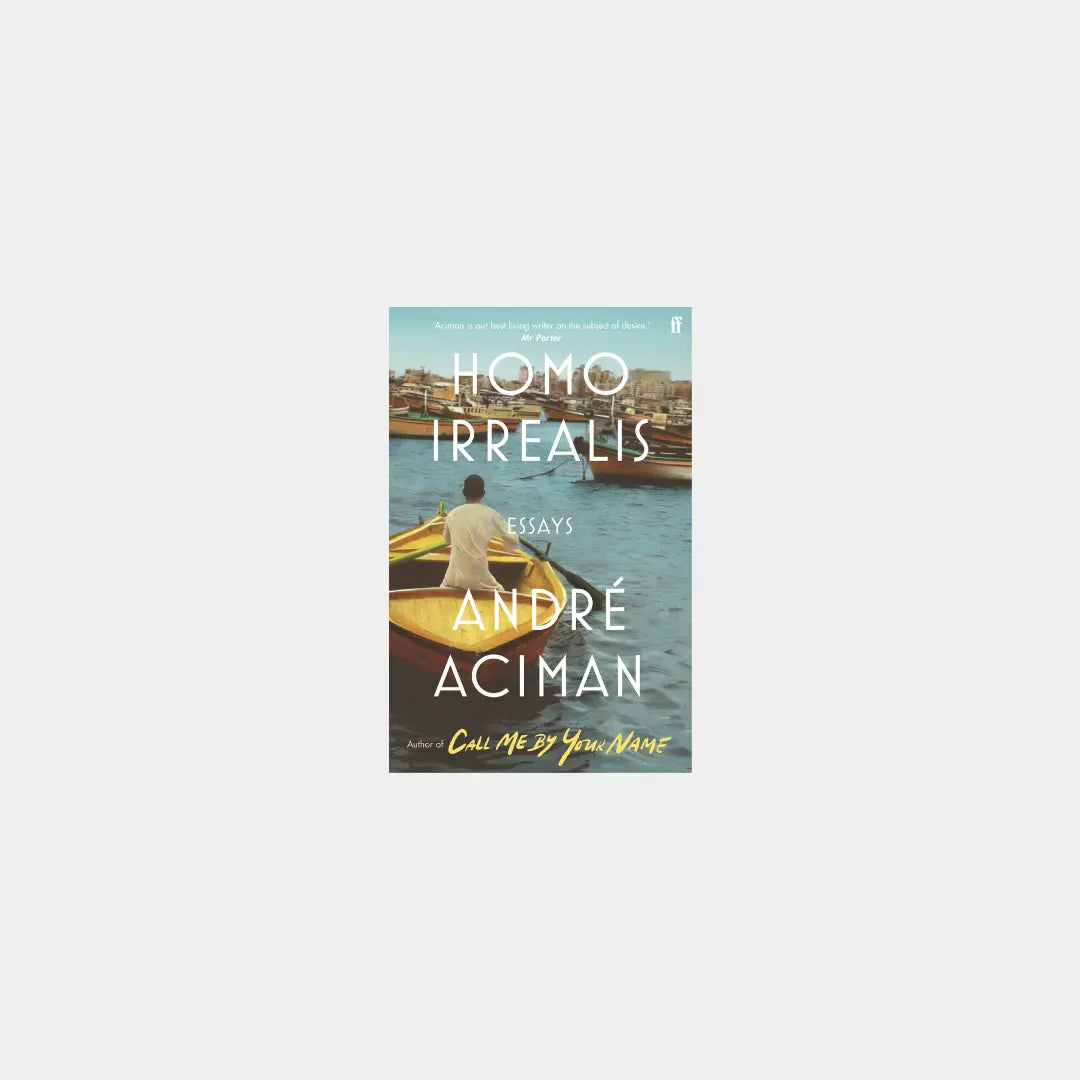 Homo Irrealis - André Aciman Obálka knihy Book Therapy