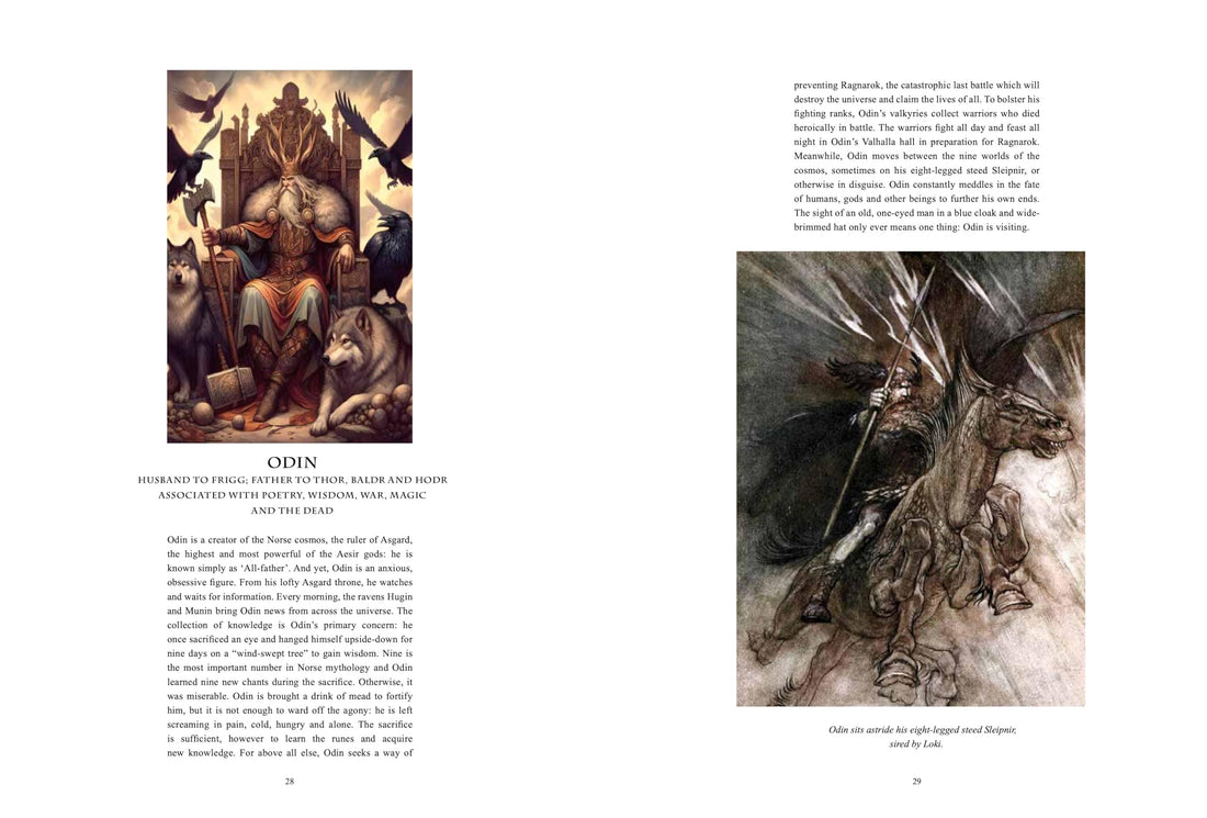 Norse Gods & Myths Illustrated