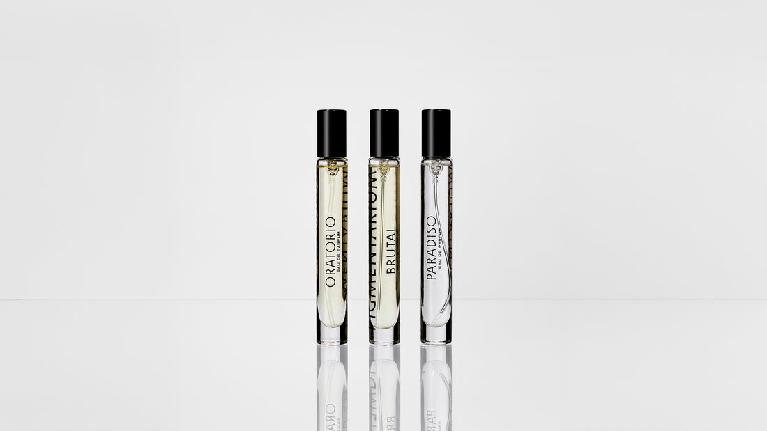 Pigmentarium "The Iconic Three" set tří parfémů (Paradiso, Oratorio, Brutal)