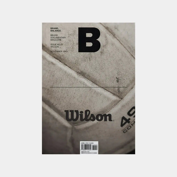 Magazine B Issue 21 WILSON
