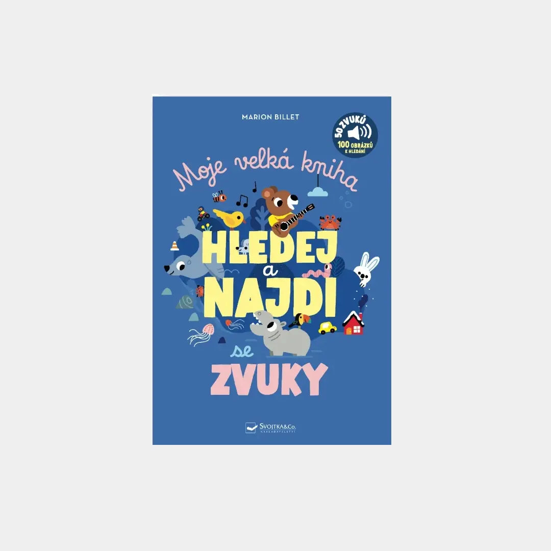 Moje velká kniha - Hledej a najdi zvuky Obálka knihy Book Therapy