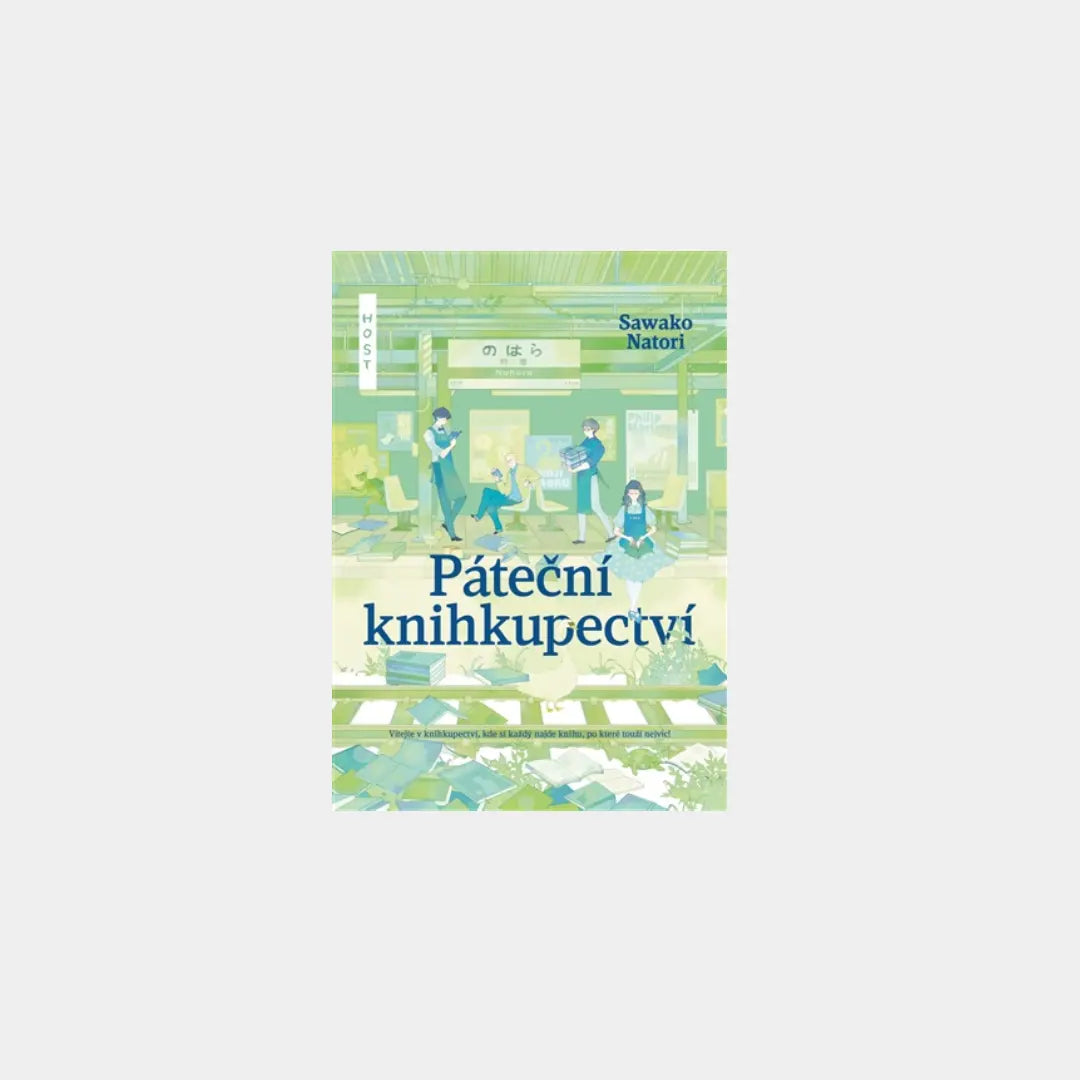 Páteční knihkupectví -  Sawako Natori Obálka knihy Book Therapy