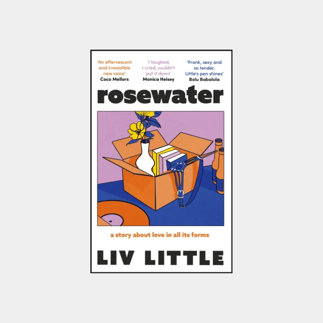 Rosewater - the debut novel from Liv Little Obálka knihy Book Therapy
