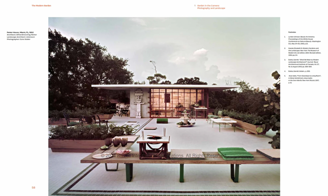 Modern Garden, The Outdoor Architecture of Mid-Century Anmerica