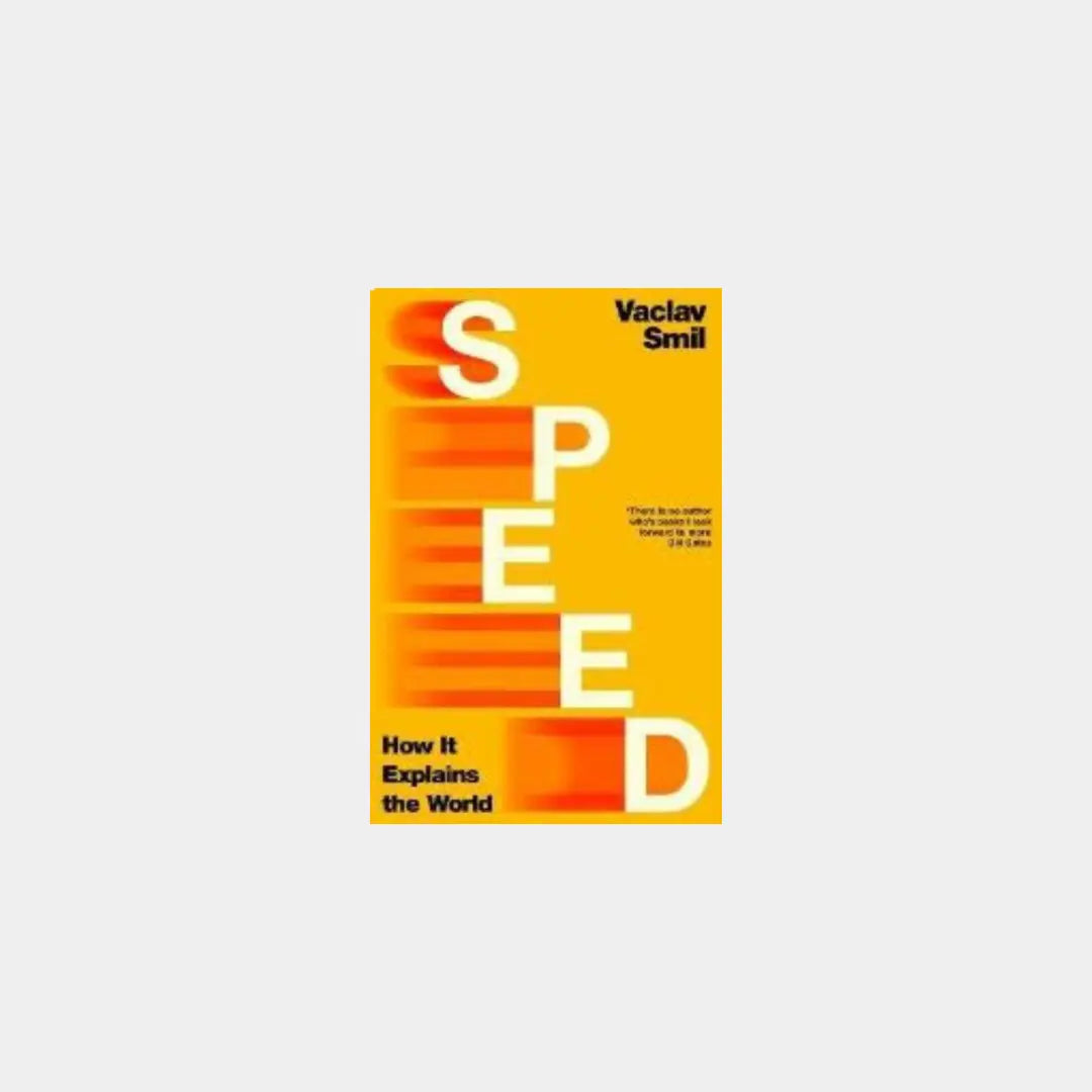 Speed - Vaclav Smil Obálka knihy Book Therapy