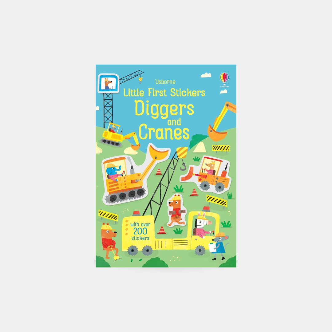 Little First Stickers Diggers and Cranes