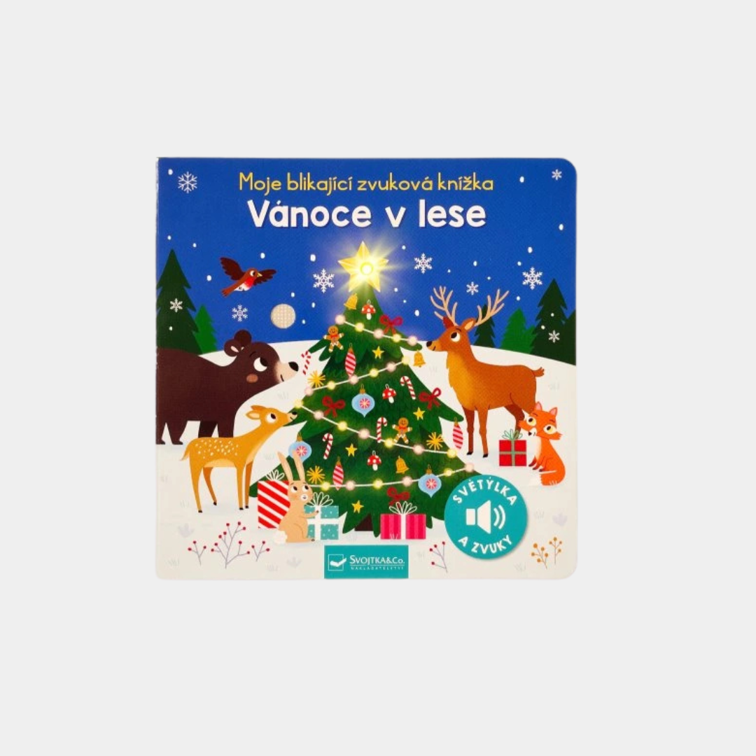 Moje blikající zvuková knížka Vánoce v lese