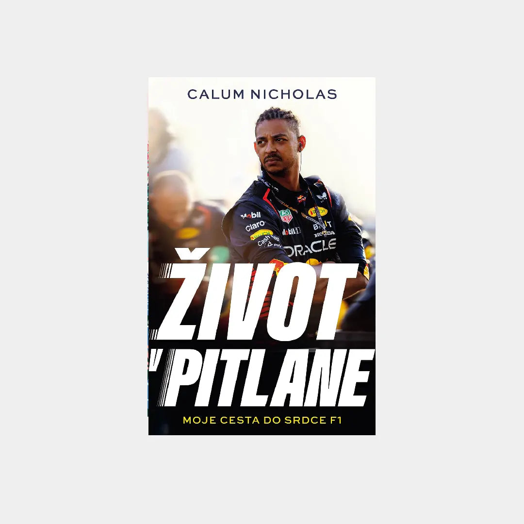 Život v pitlane - Calum Nicholas Obálka knihy Book Therapy