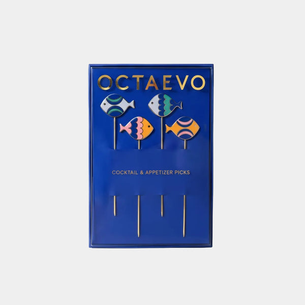 Fish Splash Cocktail Picks (Set of 4)