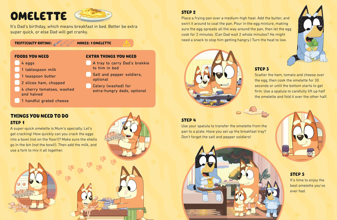 Bluey and Bingo’s Fancy Restaurant Cookbook