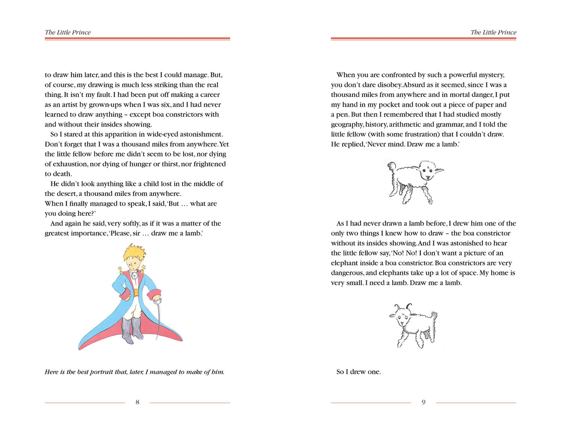 Little Prince - Antoine de Saint-Exupéry (Silbound Classics )